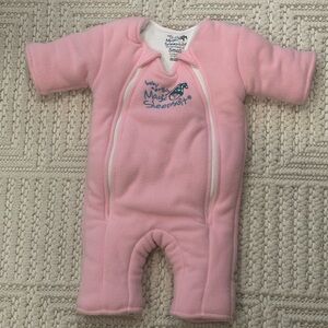 Baby Merlin's Magic Sleepsuit Pink One-Piece